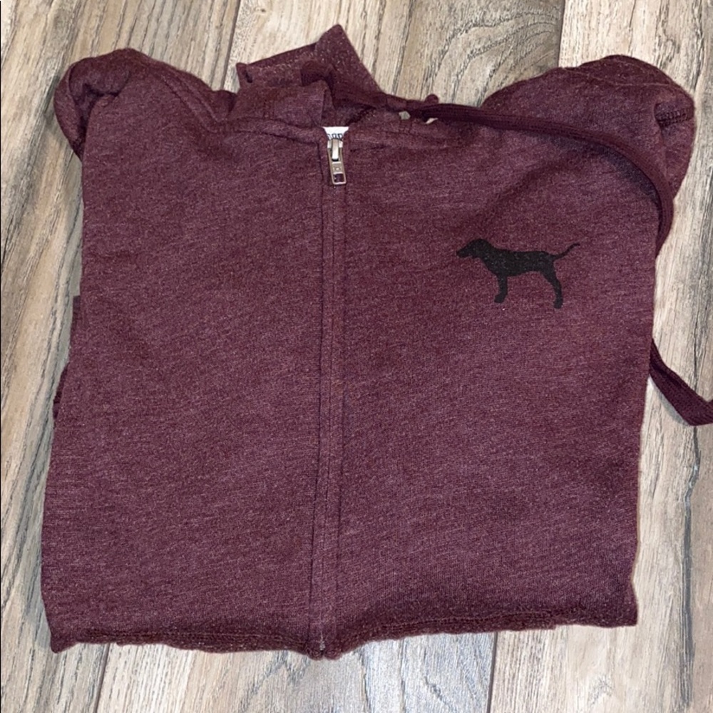 VS PINK zip up sweatshirt